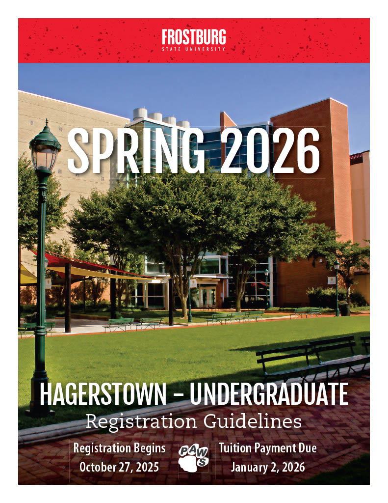 Spring 2026 Hagerstown Scheduling Guidelines Cover